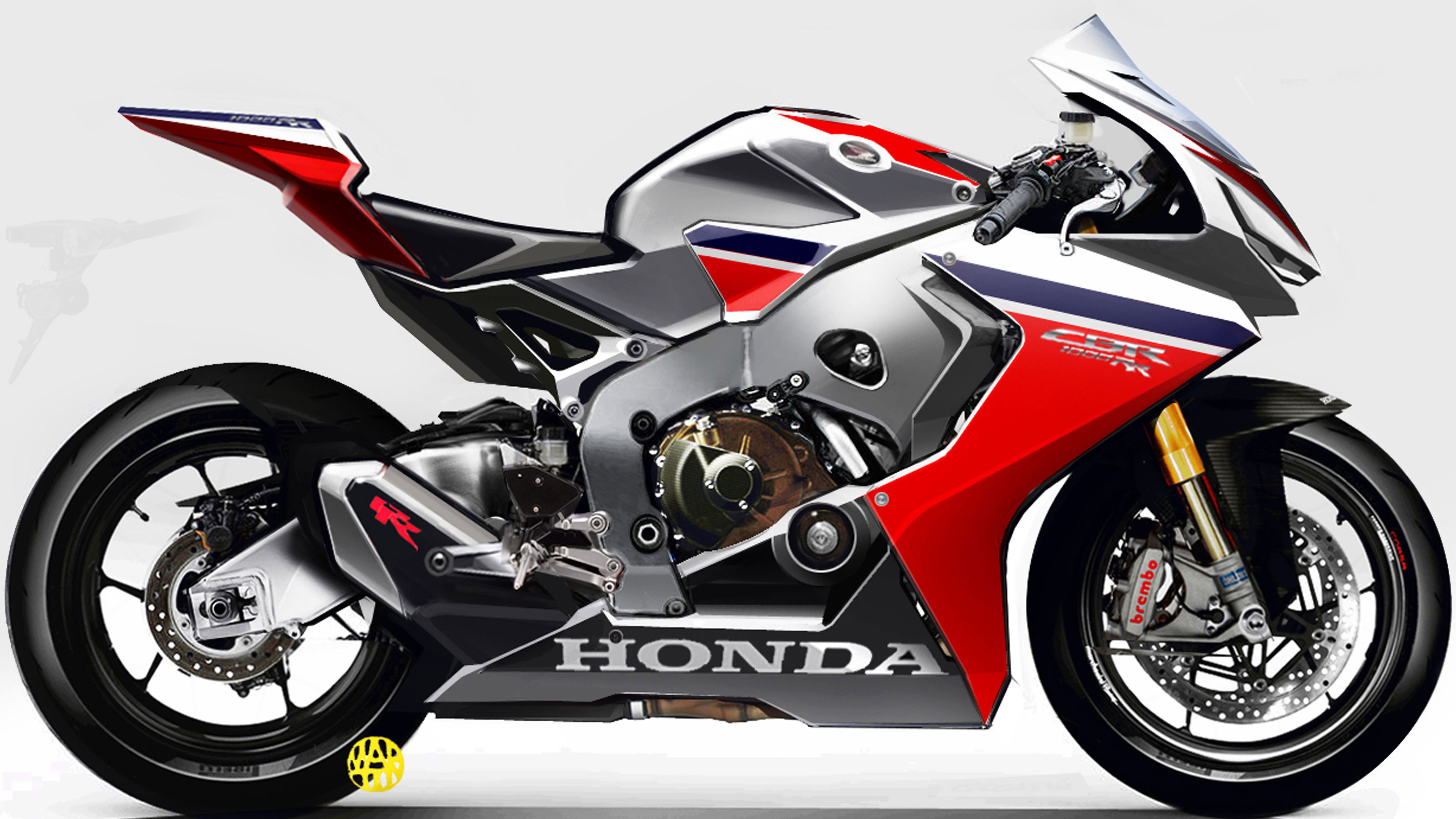 2017 Honda Fireblade design sketch